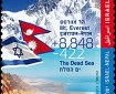 Israelisch-Nepalesische Briefmarke