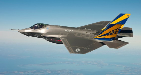 Kampfflugzeug vom Typ F-35 der US Navy: Ab 2016 verfügt auch Israel über die modernen Jets.Foto: Andy Wolfe / U.S. Navy | Public Domain