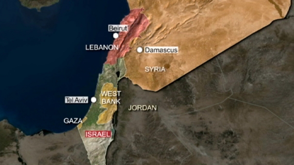 israel-syria-map