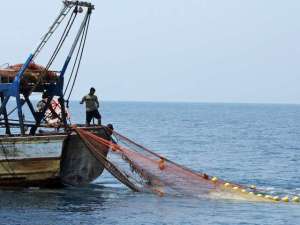 Fischer-aus-Gaza-holt-sein-Netz-ein-Archivbild-