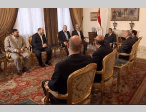 Mohamed Mursi empfängt die Hamas