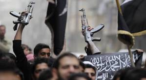 Islamistische Terroristen in Aleppo