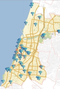 Tel Avivs mit Hotspots