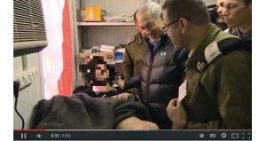 Netanjahu im Feldlazarett auf dem Golan