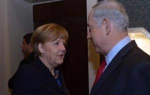 Angela Merkel mit Binjamin Netanyahu; Photo: GPO