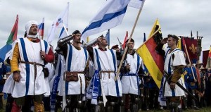 Wilde Kerle: Israelis, die Ritterspiele mögen. Foto: www.youcaring.com