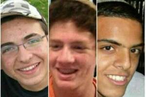 Von links nach rechts: Naftali Frenkel, Gilad Sha'ar and Eyal Yifrah Courtesy of the families 