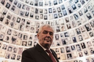 Czech President Milos Zeman in Yad Vashem