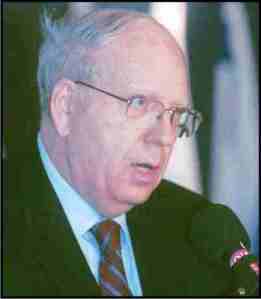 Efraim Halevy, neunter  Mossad Direktor von 1998 - 2002