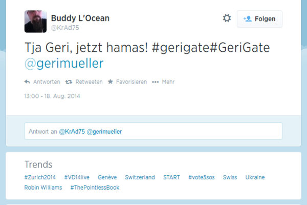 Die Affäre zieht weite Kreise, sehr weite.