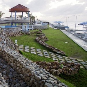 אחד מכפרי הנופש בחוף של עזה. פה הישראלים נהגו לבלות  