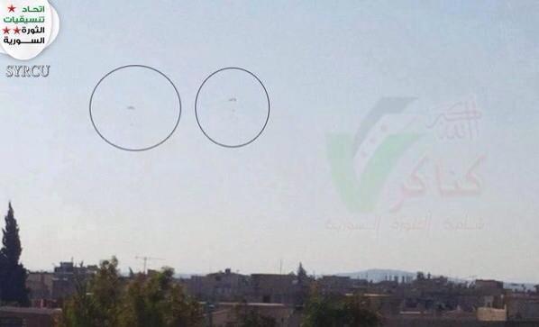 Syrian pilot and navigator apparently ejected from a Syrian warplane that was shot down by the IDF on Tuesday