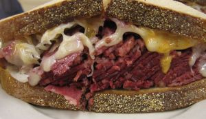 A Reuben sandwich. Photo by Ernesto Andrade/Wikimedia Commons 