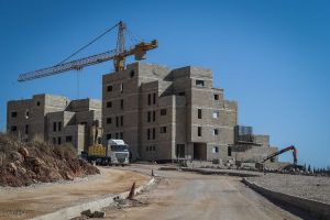 View of new building construction in the Jewish settlement of Tzur Hadassah, on June 17, 2015. Photo by Nati Shohat/Flash90 *** Local Caption ***  צור הדסה יישוב יהודי ישראלי בנייה חדשה בניניים דירות בתים הרחבה ביתר עילית