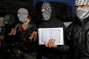 Palestinian Maram Hasona's funeral in Nablus